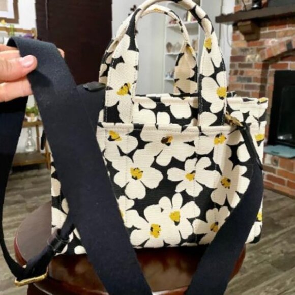 Coach Floral-Print Canvas Cargo Tote Bag